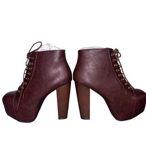 Dream Paris by Toetos NEW speedy heel boots brown women’s size 6